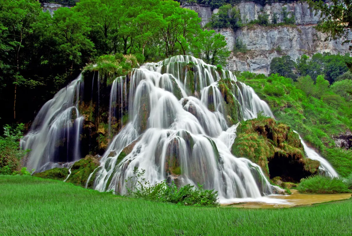 La cascade des Tufs à Beaume les Messieurs