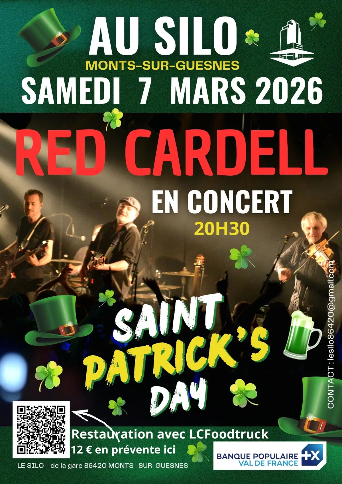 Red Cardell en concert pour la Saint Patrick's Day