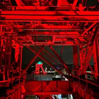 Vue d'un puits à l'autre sur le site du Erlebnisort Reden  DR