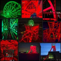 Plusieurs vues des illuminations du Erlebnisort Reden  DR