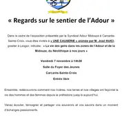 Regards sur le sentier de l'Adour : Causerie avec José Huici