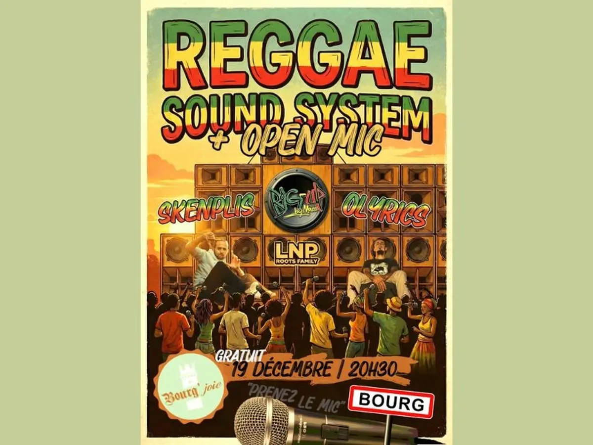 Reggae Sound System + Open Mic
