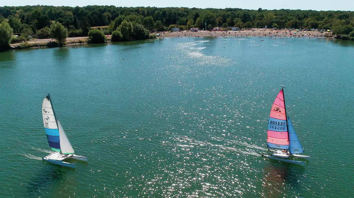 Reiningue : un plan d'eau entre sport et détente