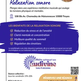 Relaxation sonore pour évacuer le stress et les tensions
