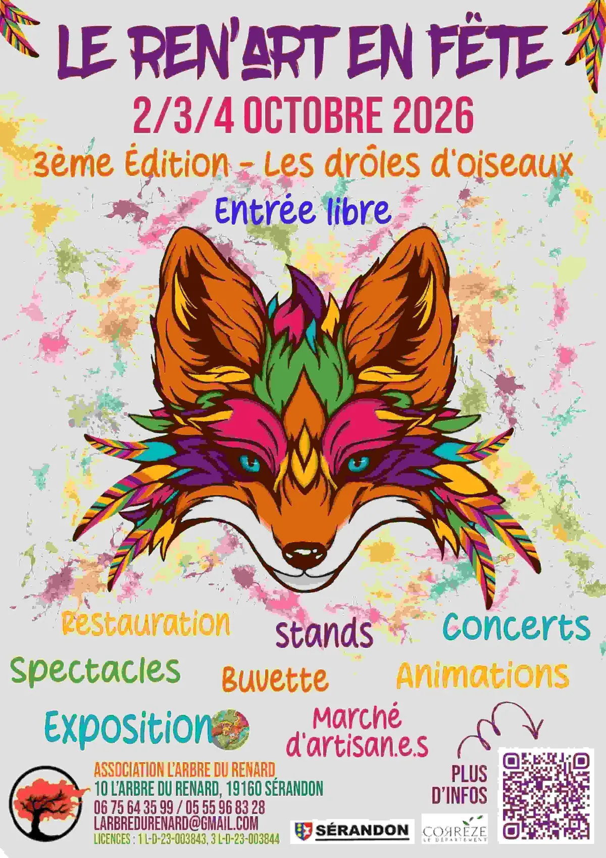 Ren'art en fête 3ème édition Drôles d'oiseaux