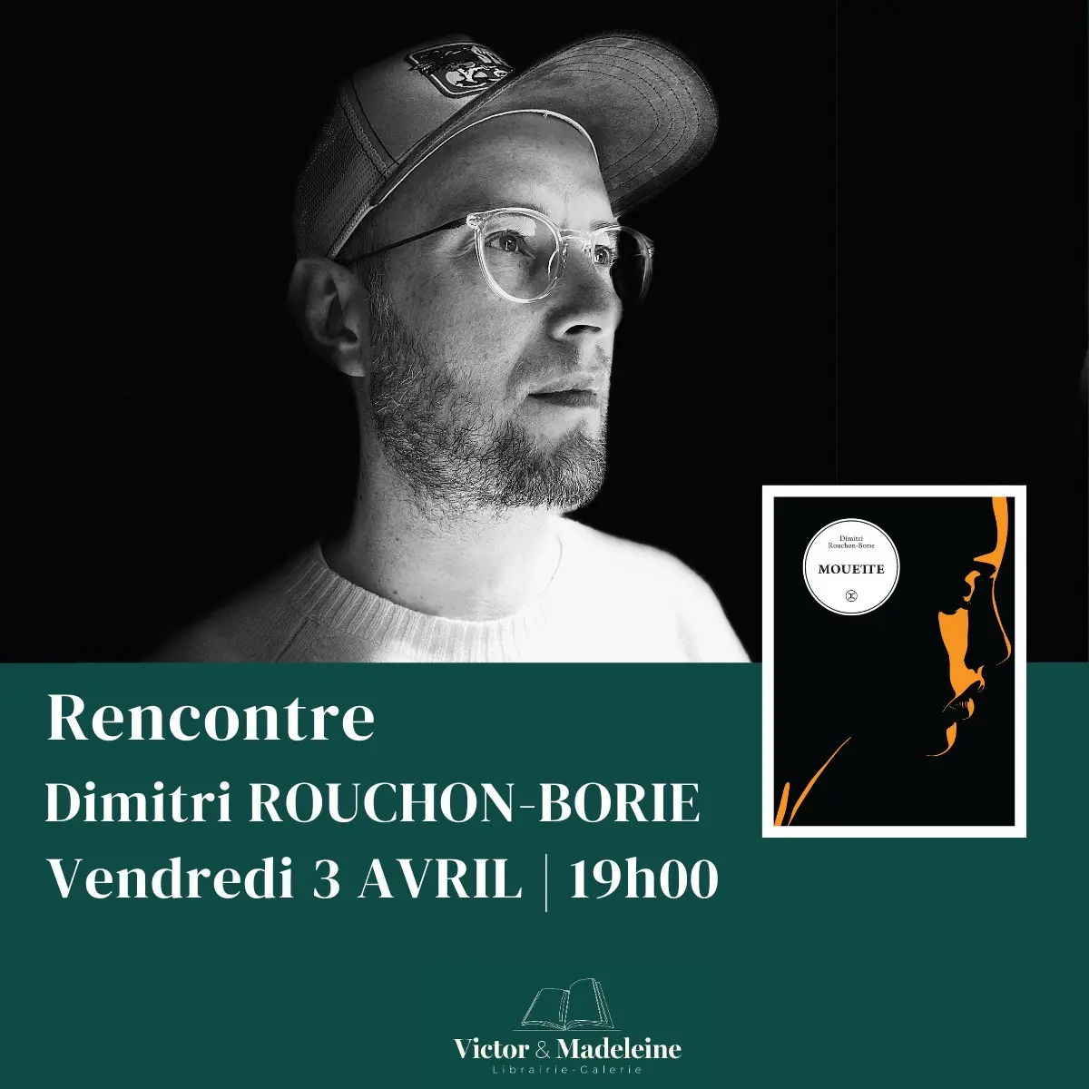 Rencontre à La Librairie Victor & Madeleine De Dimitri Rouchon-Borie