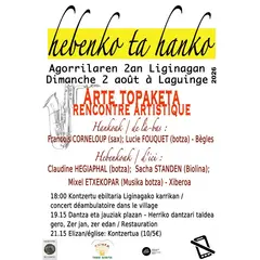 Rencontre artistique : hebenko ta hanko