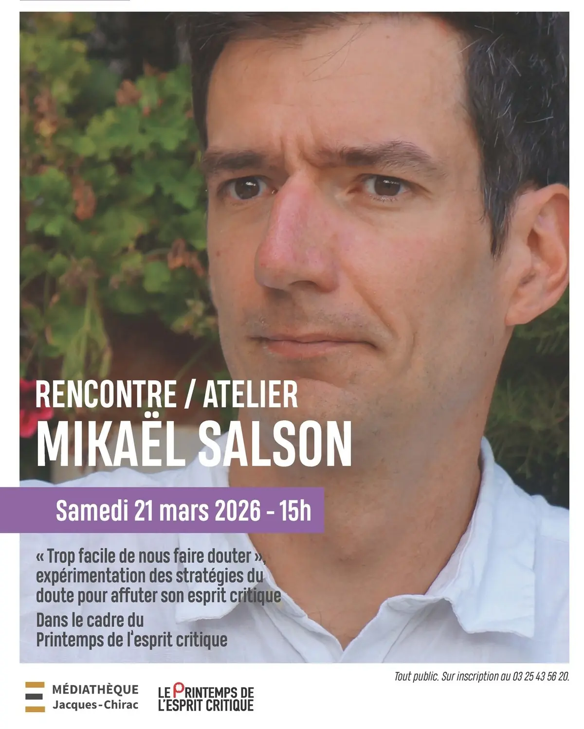 Rencontre-atelier avec Mikaël Salson