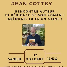 Rencontre auteur avec Jean Cottey