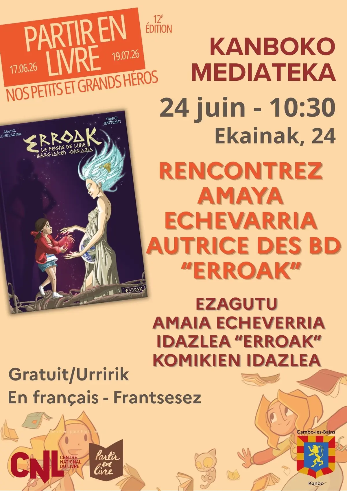Rencontre avec Amaia Echeverria autrice des BD Erroak