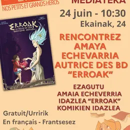 Rencontre avec Amaia Echeverria autrice des BD Erroak