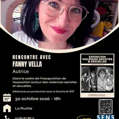 Rencontre avec Fanny Vella, inauguration de l'exposition