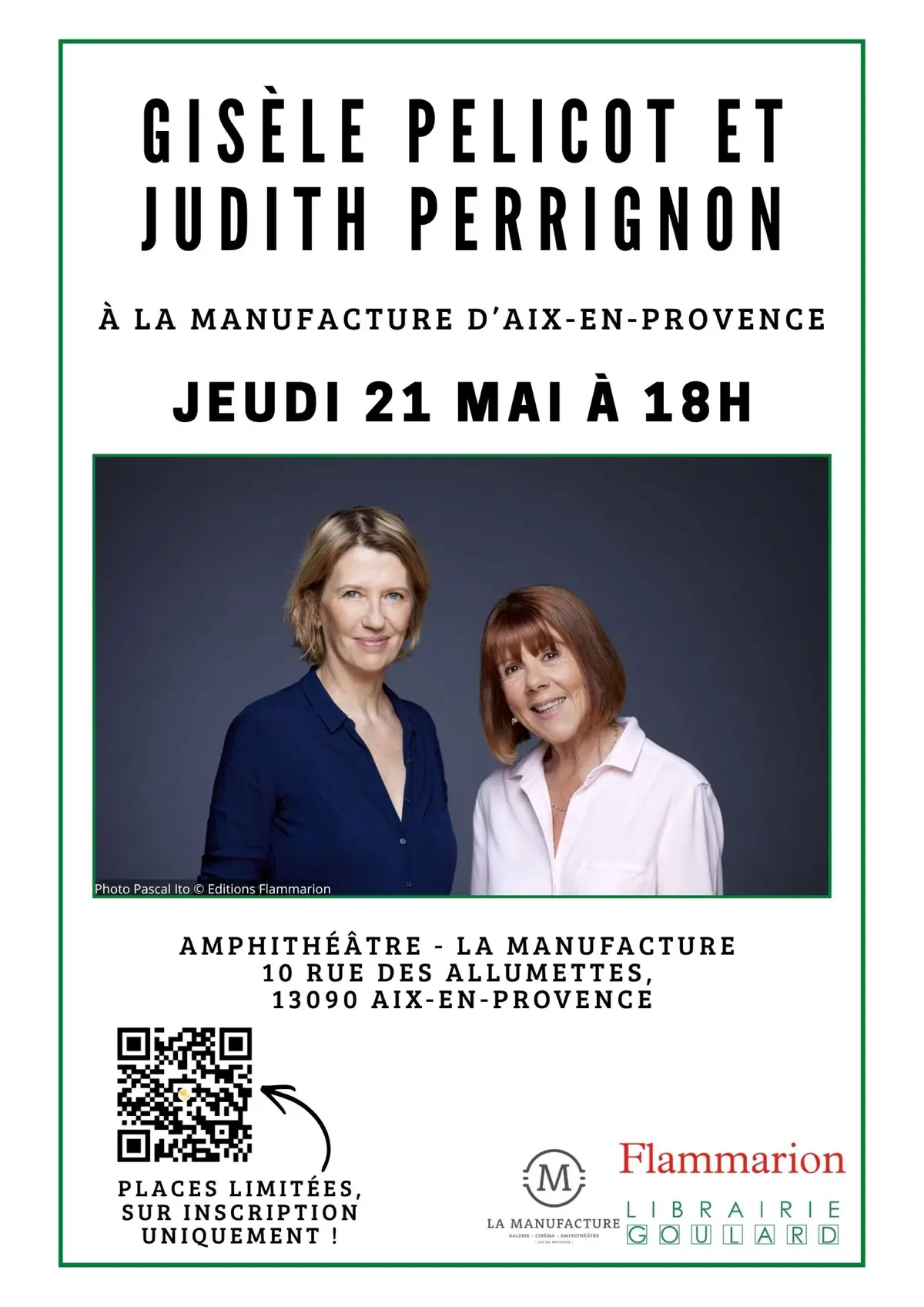 Rencontre avec Gisèle Pélicot et Judith Perrignon