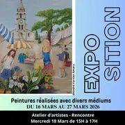 Rencontre avec les artistes de l'association Arts de la Haute Lande