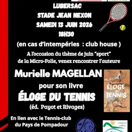 Rencontre avec Murielle MAGELLAN Éloge du Tennis