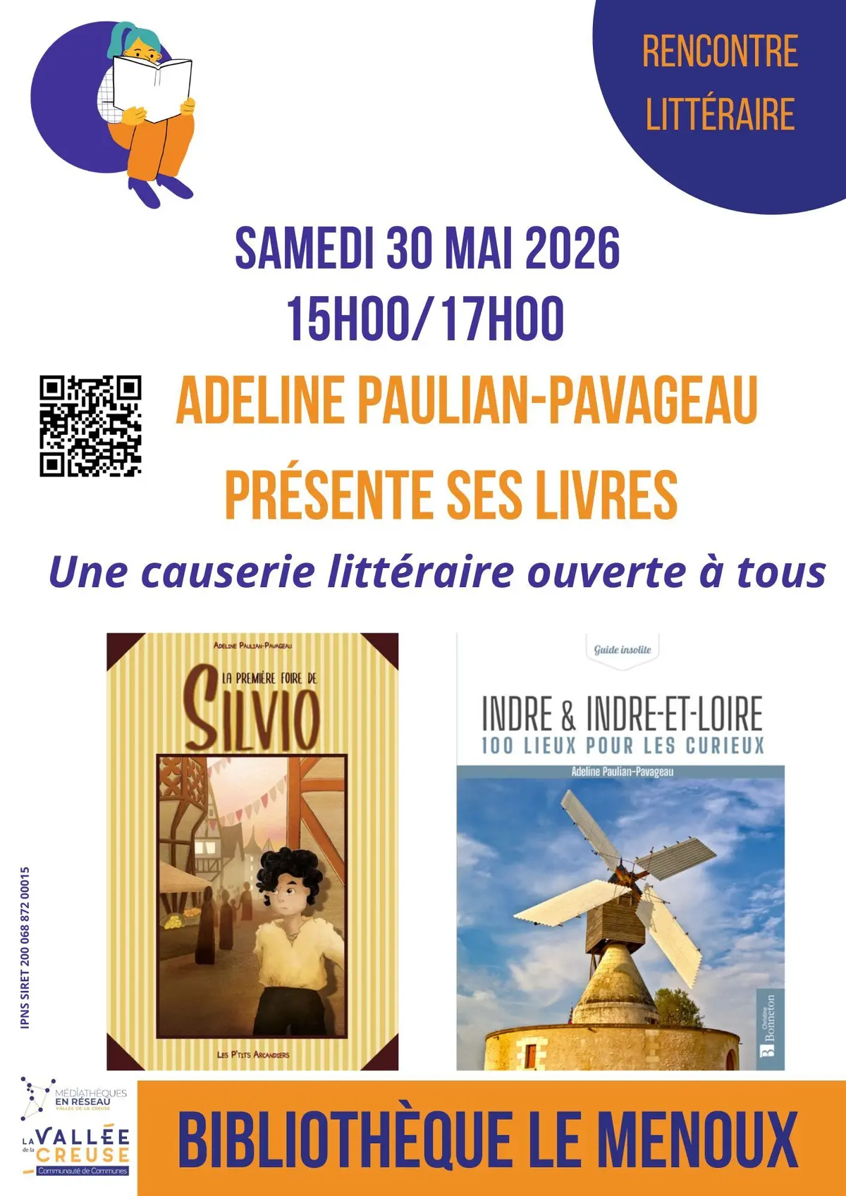 Rencontre avec un auteur : Adeline Paulian-Pavageau