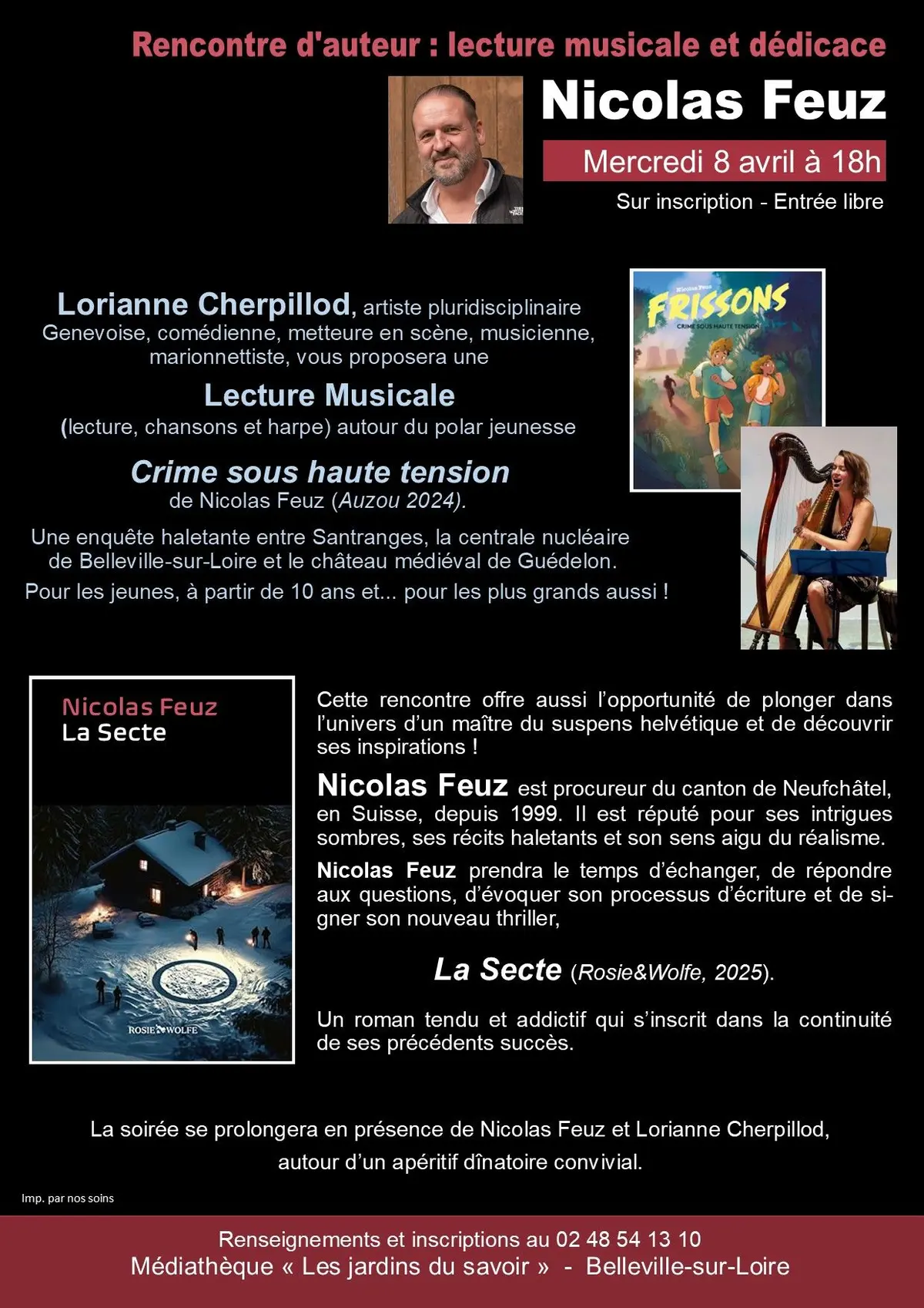 Rencontre d'auteur : Nicolas Feuz