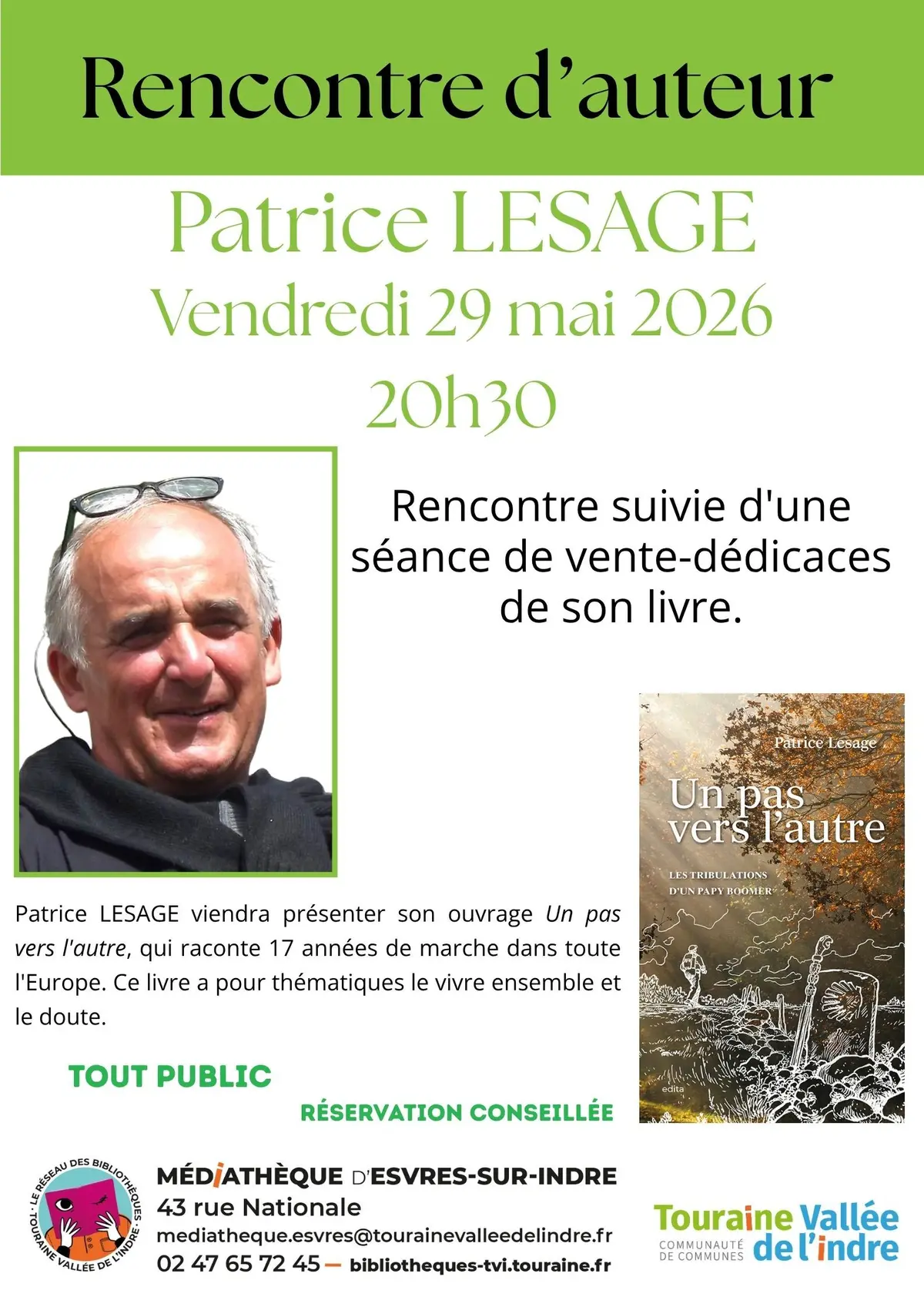Rencontre d'auteur - Patrice Lesage