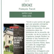 Rencontre dédicace avec François Tacot