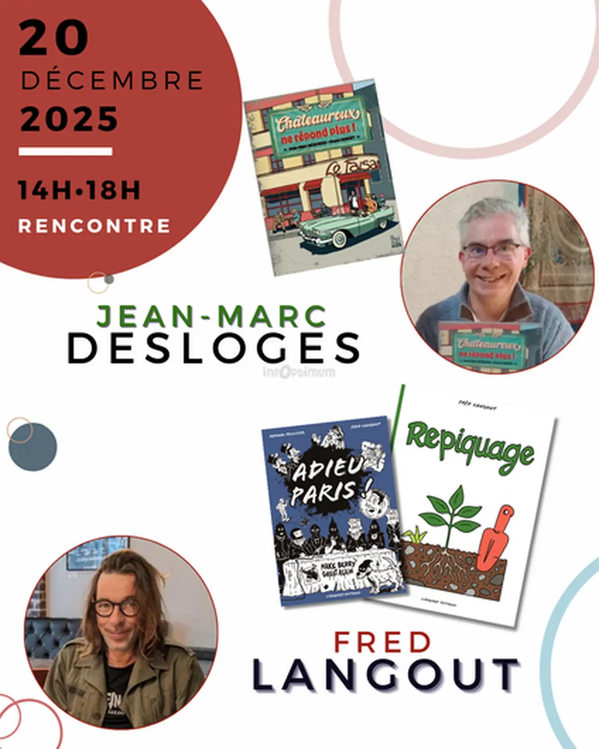 Rencontre Dédicace avec Frèd Langout et Jean-Marc Desloges