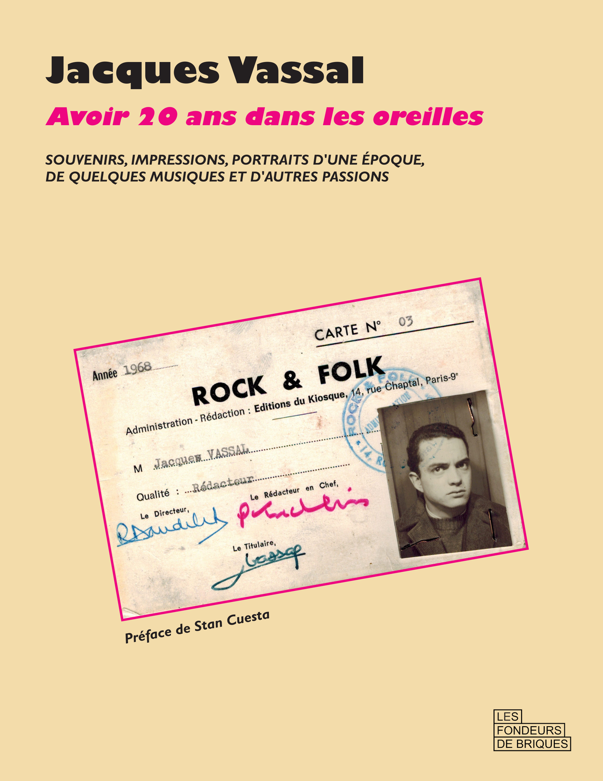 Rencontre-dédicace avec Jacques Vassal – Avoir 20 ans dans les oreilles