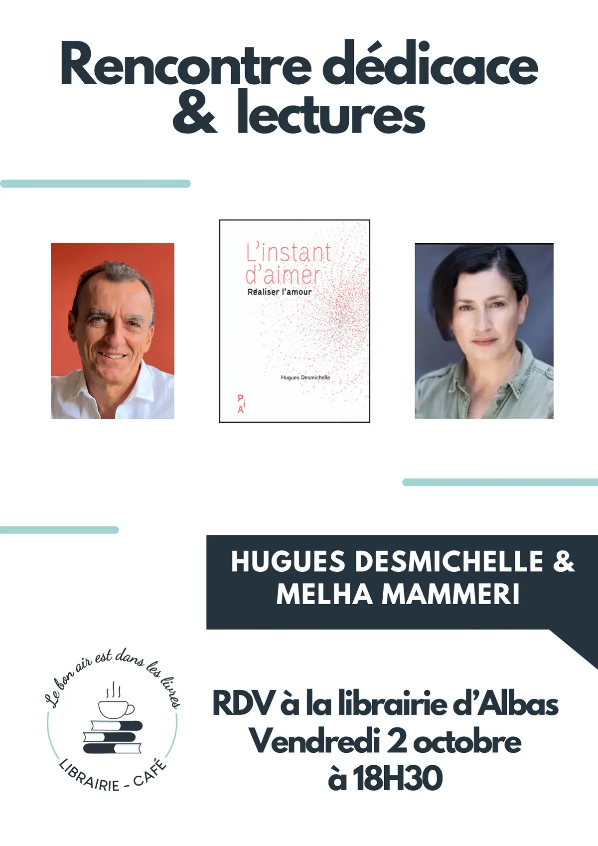 Rencontre, dédicace et lectures avec Hugues Desmichelle