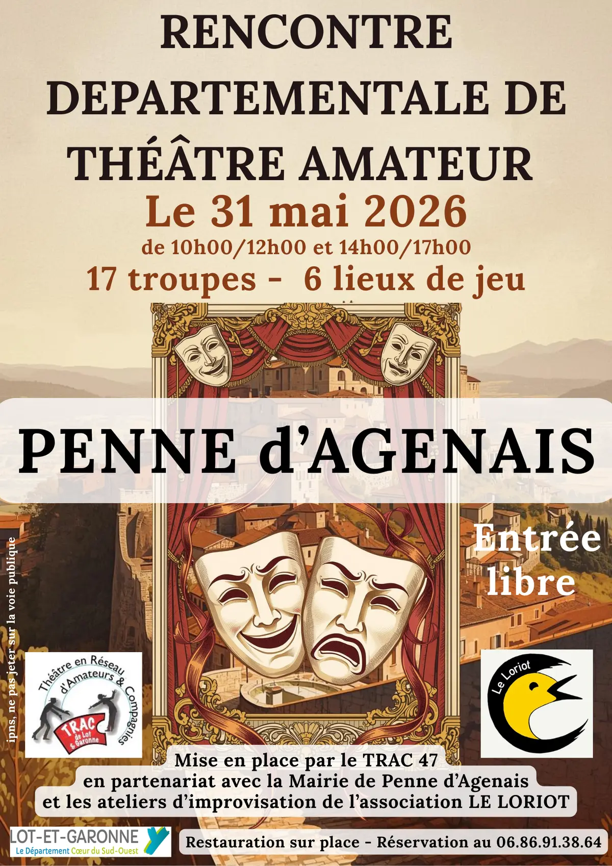 Rencontre départementale de théâtre amateur