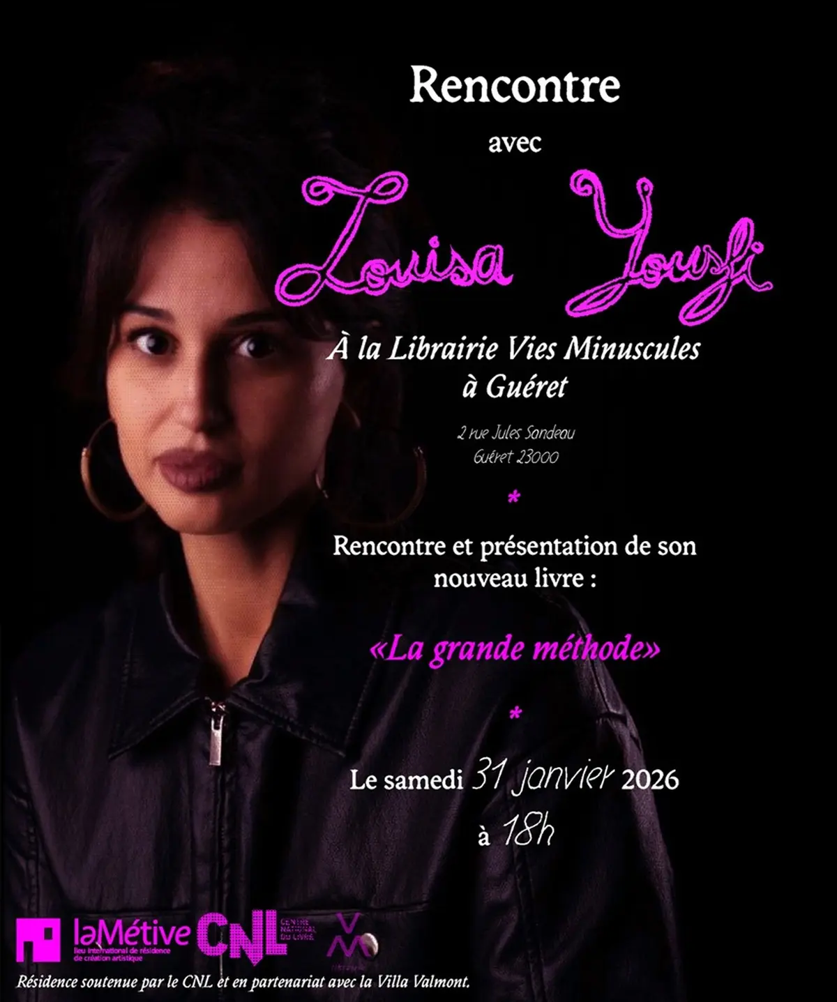 Rencontre et atelier avec Louisa Yousfi