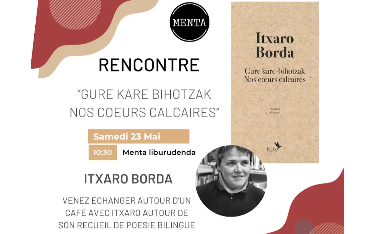 Rencontre Gure kare-bihotzak, nos coeurs calcaires avec l'autrice