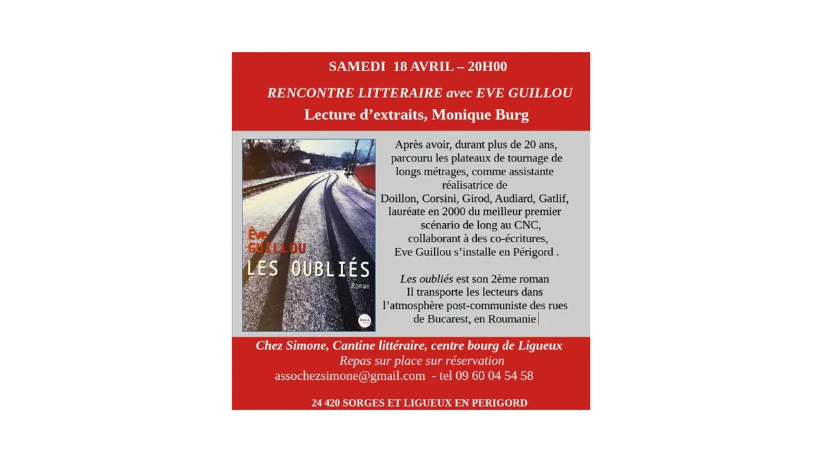 Rencontre littéraire avec Eve Guillou