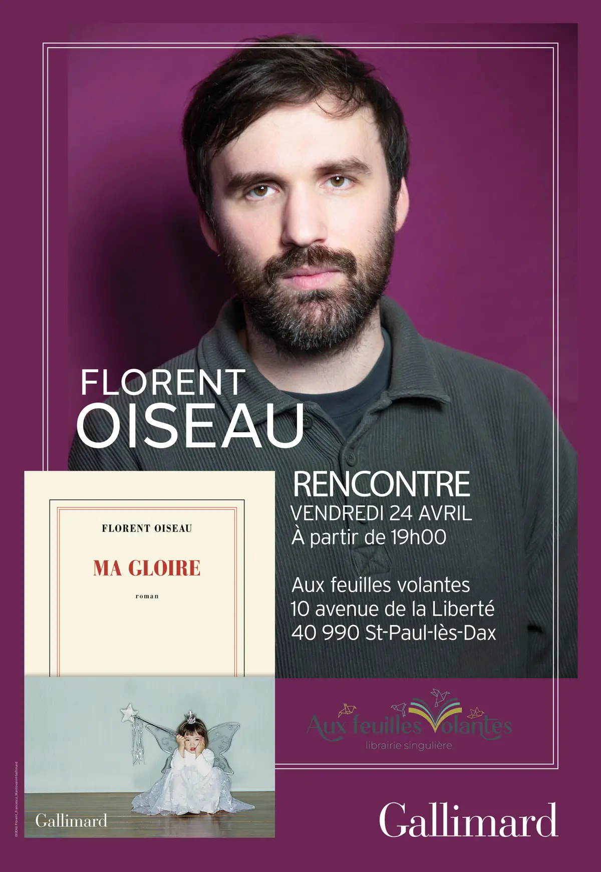 Rencontre littéraire avec Florent Oiseau