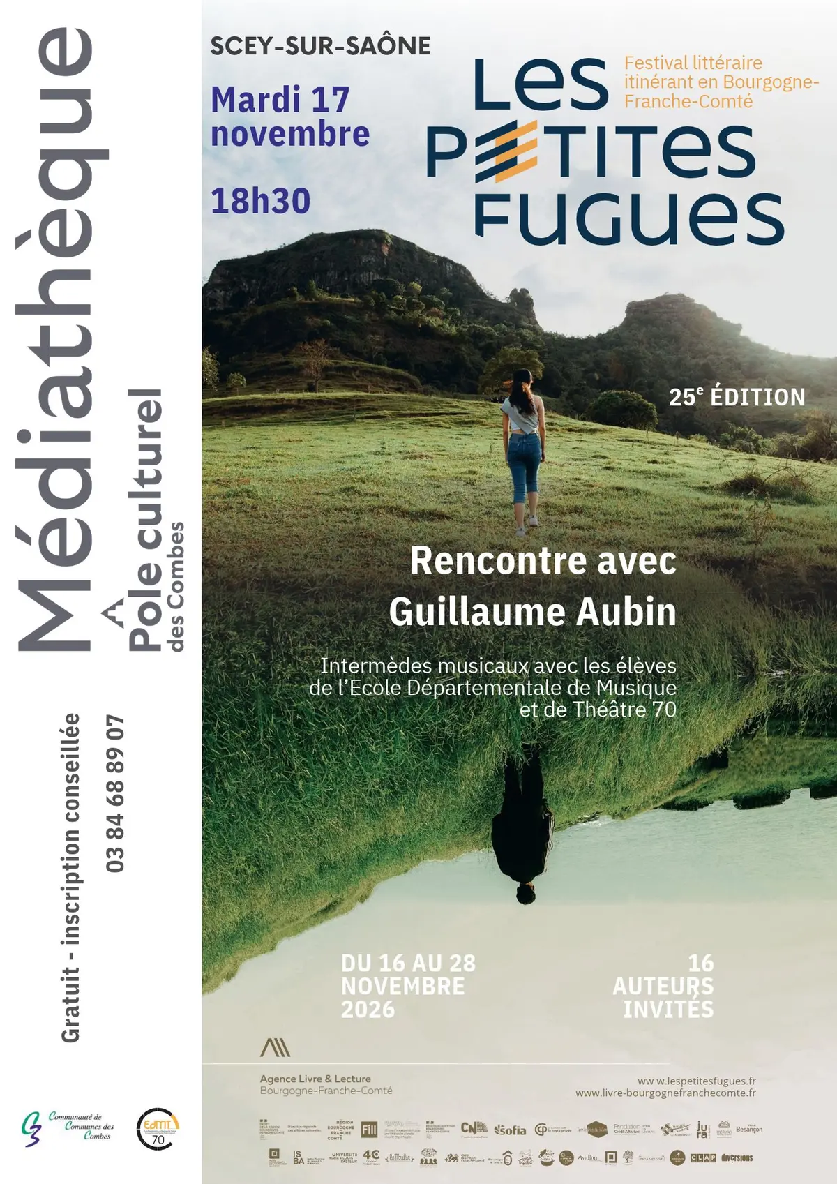 Rencontre littéraire avec Guillaume Aubin