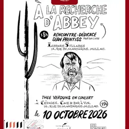 Rencontre littéraire avec l'auteur Sean Prentiss et concert de Thee Verduns - Librairie Syllabes
