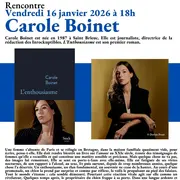 Rencontre Littéraire Carole Boinet