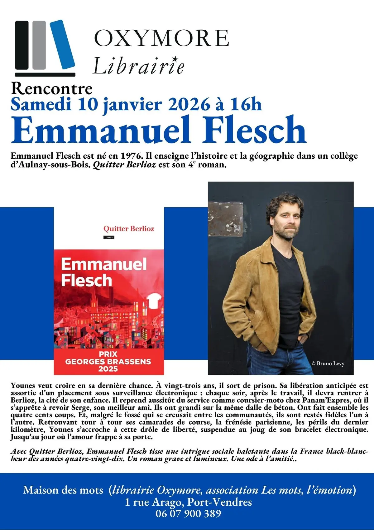Rencontre Littéraire Emmanuel Flesch 