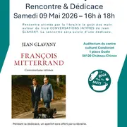 Rencontre littéraire: Jean Glavany