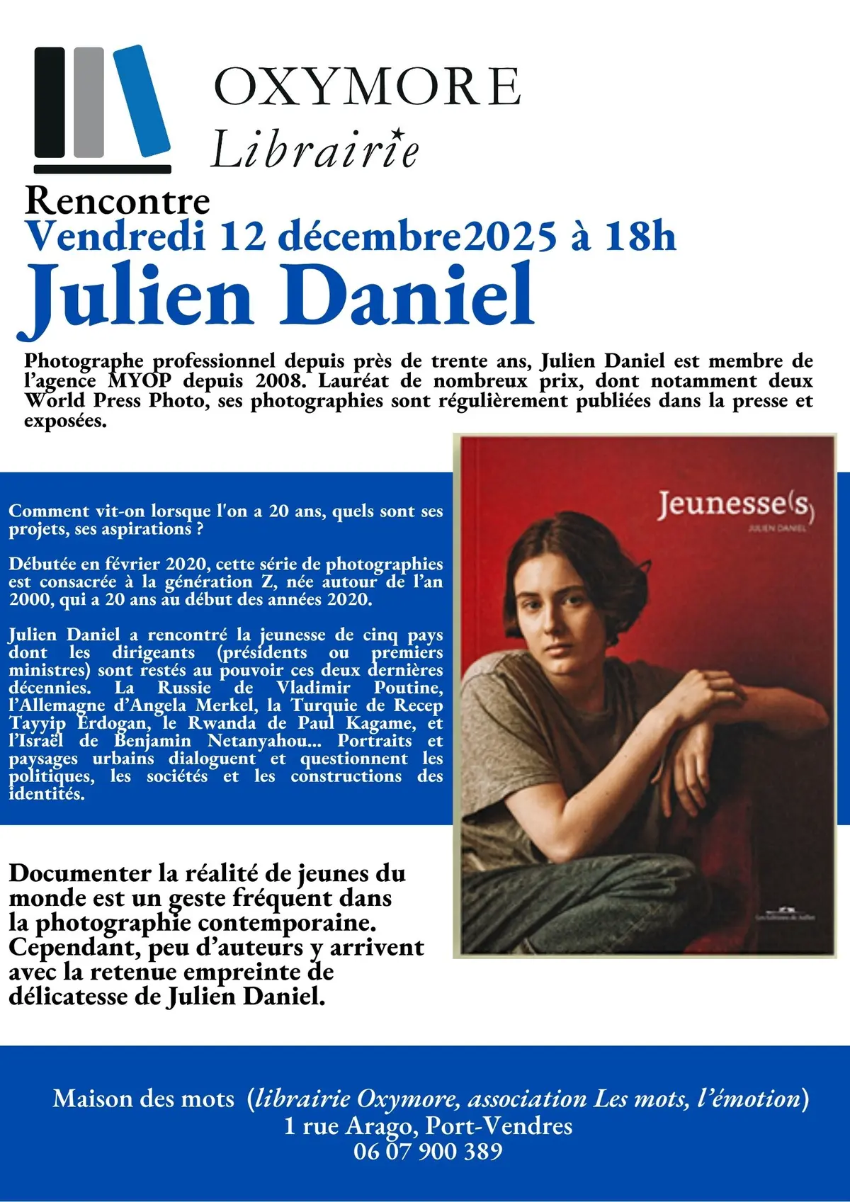 Rencontre Littéraire Julien Daniel