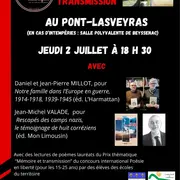 Rencontre : Mémoire et transmission