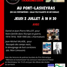Rencontre : Mémoire et transmission