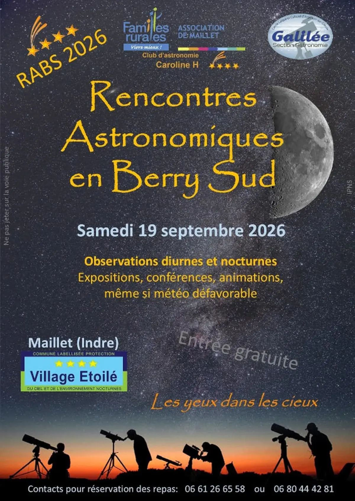 Rencontres astronomiques Berry Sud