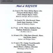 Rencontres Culturelles De Riquer