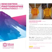 Rencontres de la jeune photographie internationale Géométries à Niort