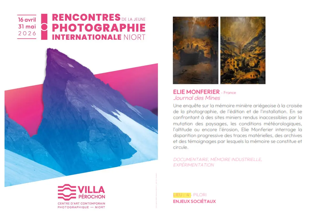 Rencontres de la jeune photographie internationale Journal des Mines à Niort