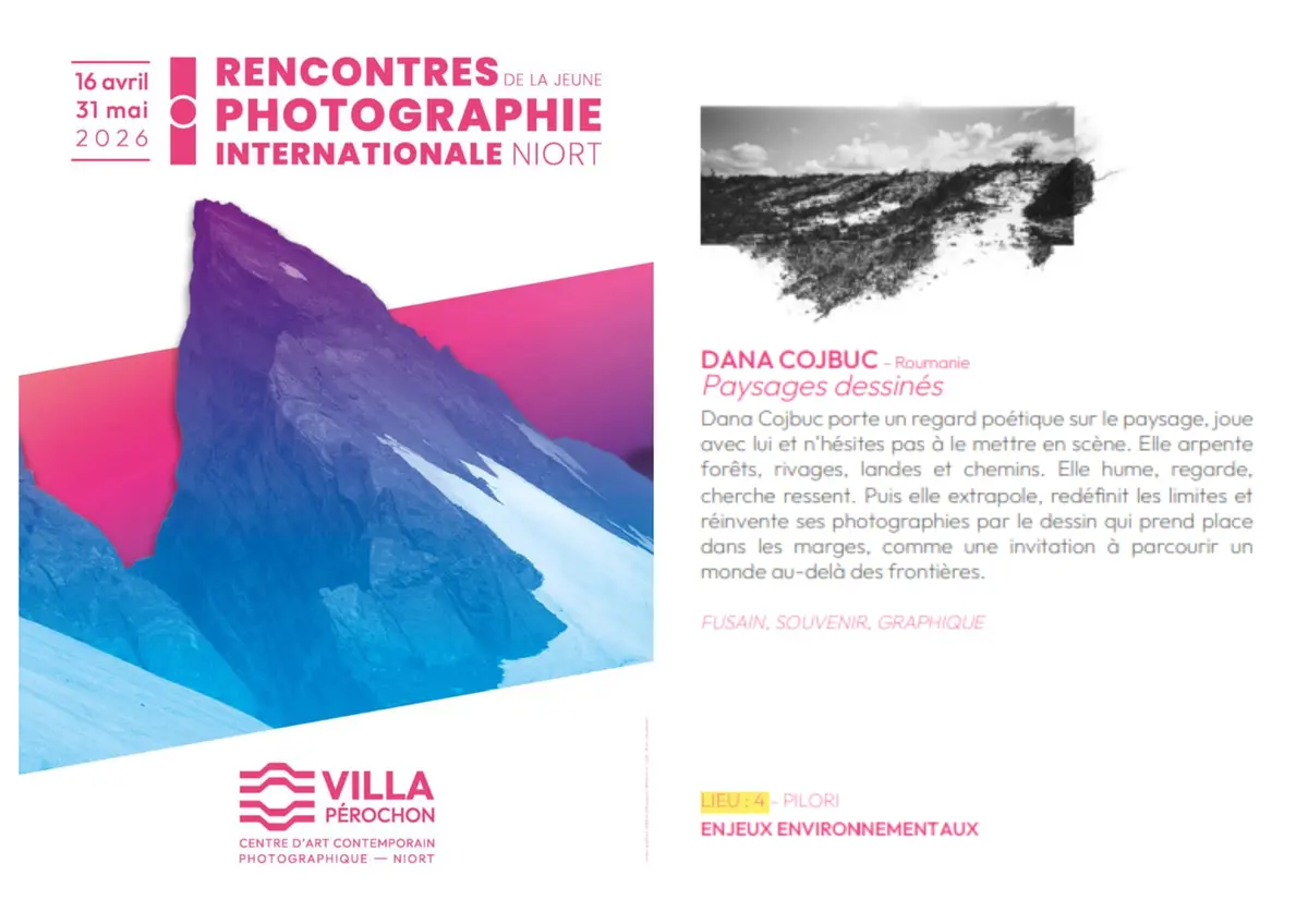 Rencontres de la jeune photographie internationale Paysages dessinés à Niort