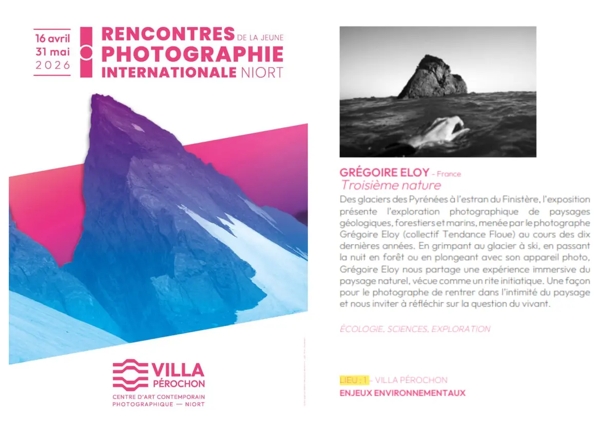 Rencontres de la jeune photographie internationale Troisième nature à Niort