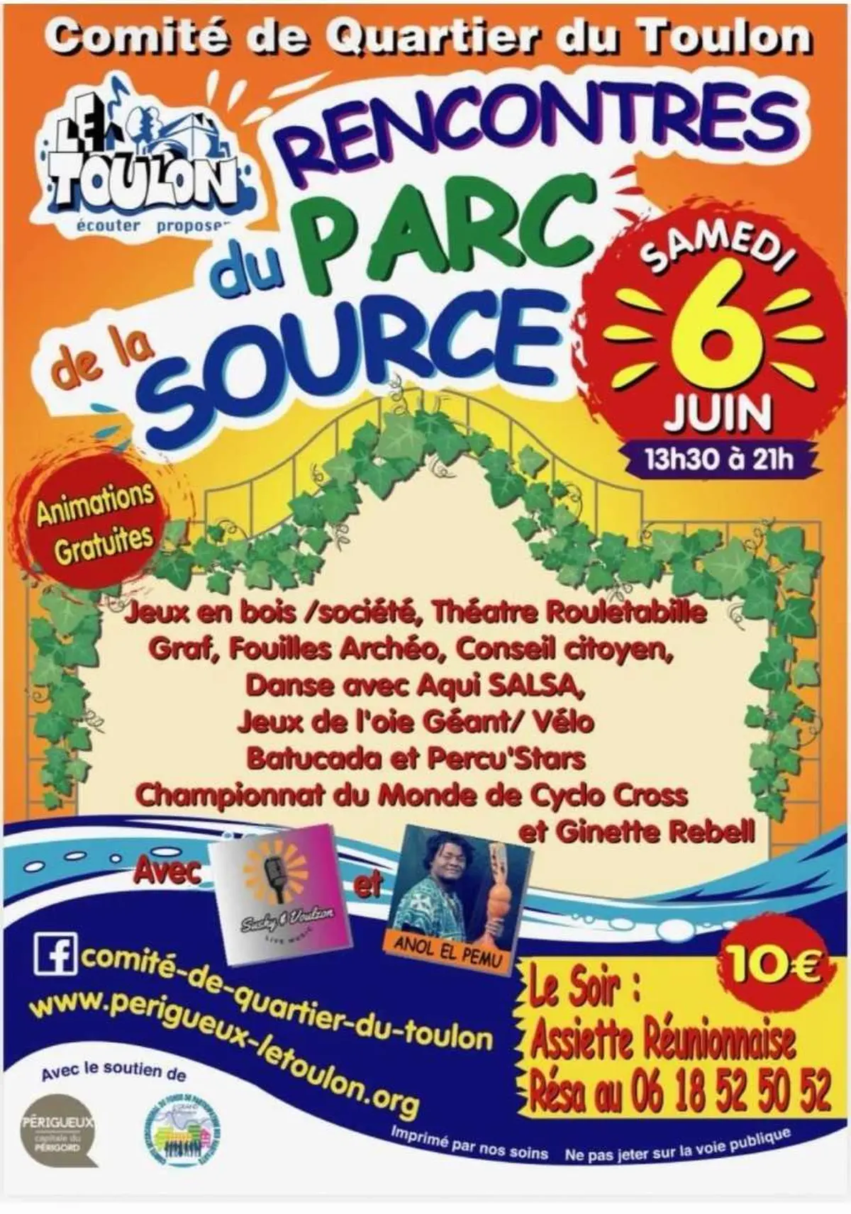 Rencontres du parc de la source