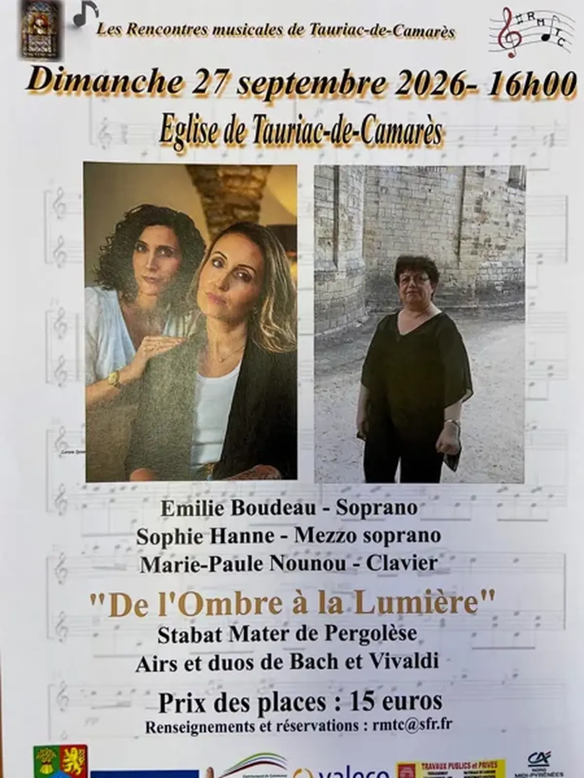 Rencontres Musicales  De l'ombre à la lumière