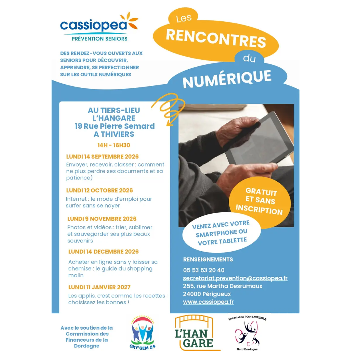 Rencontres numériques - Cassiopéa et GEM