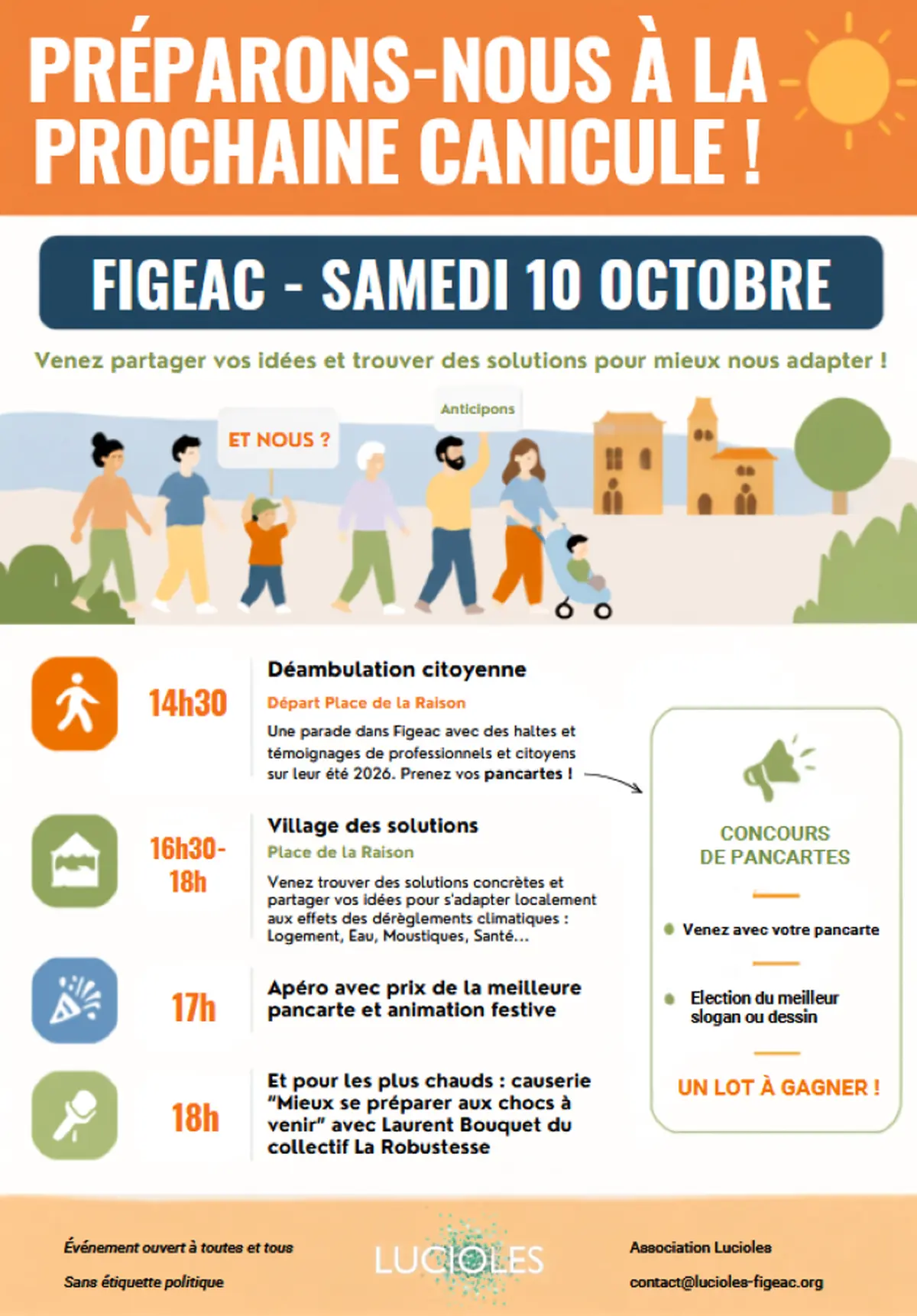 Rencontres : Préparons-nous à la prochaine canicule !