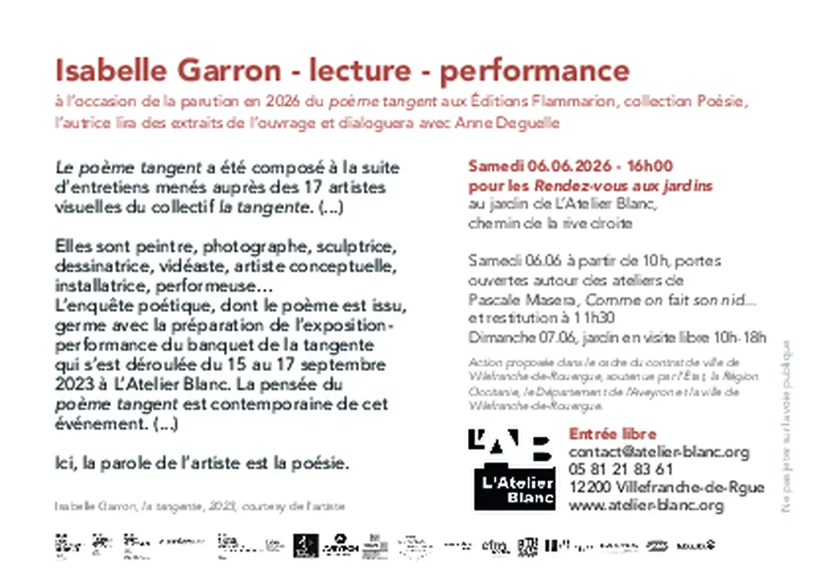 Rendez-vous au jardin de L'Atelier Blanc